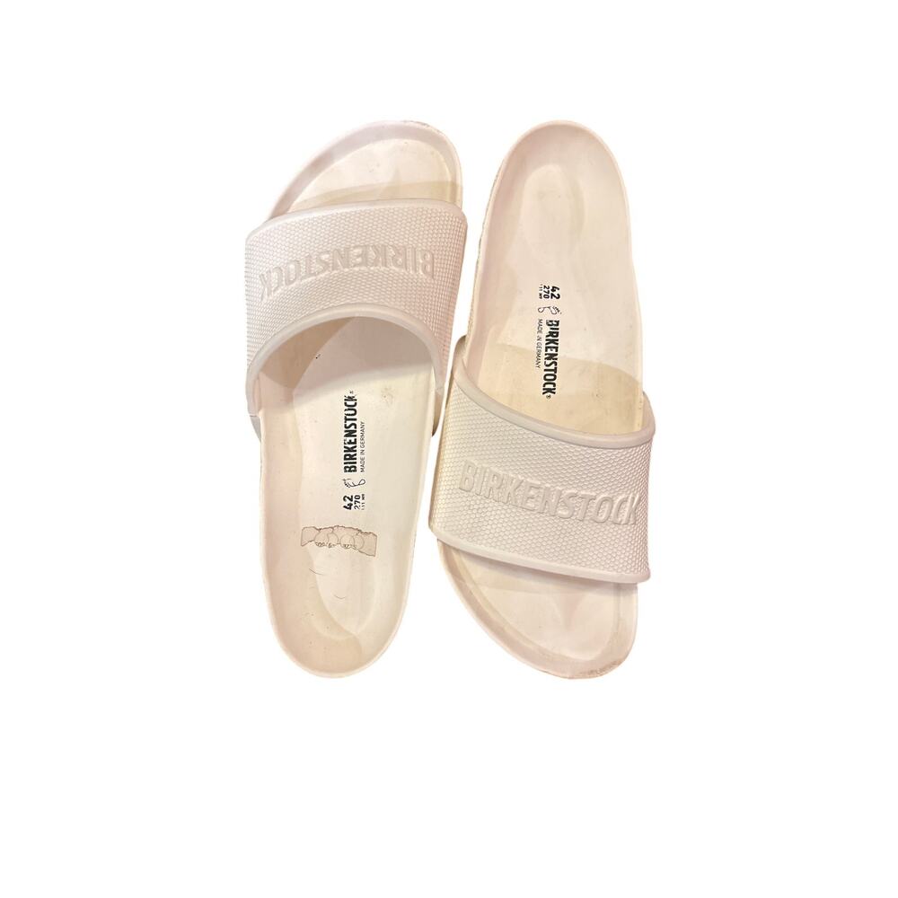 Birkenstock slides size 42 white